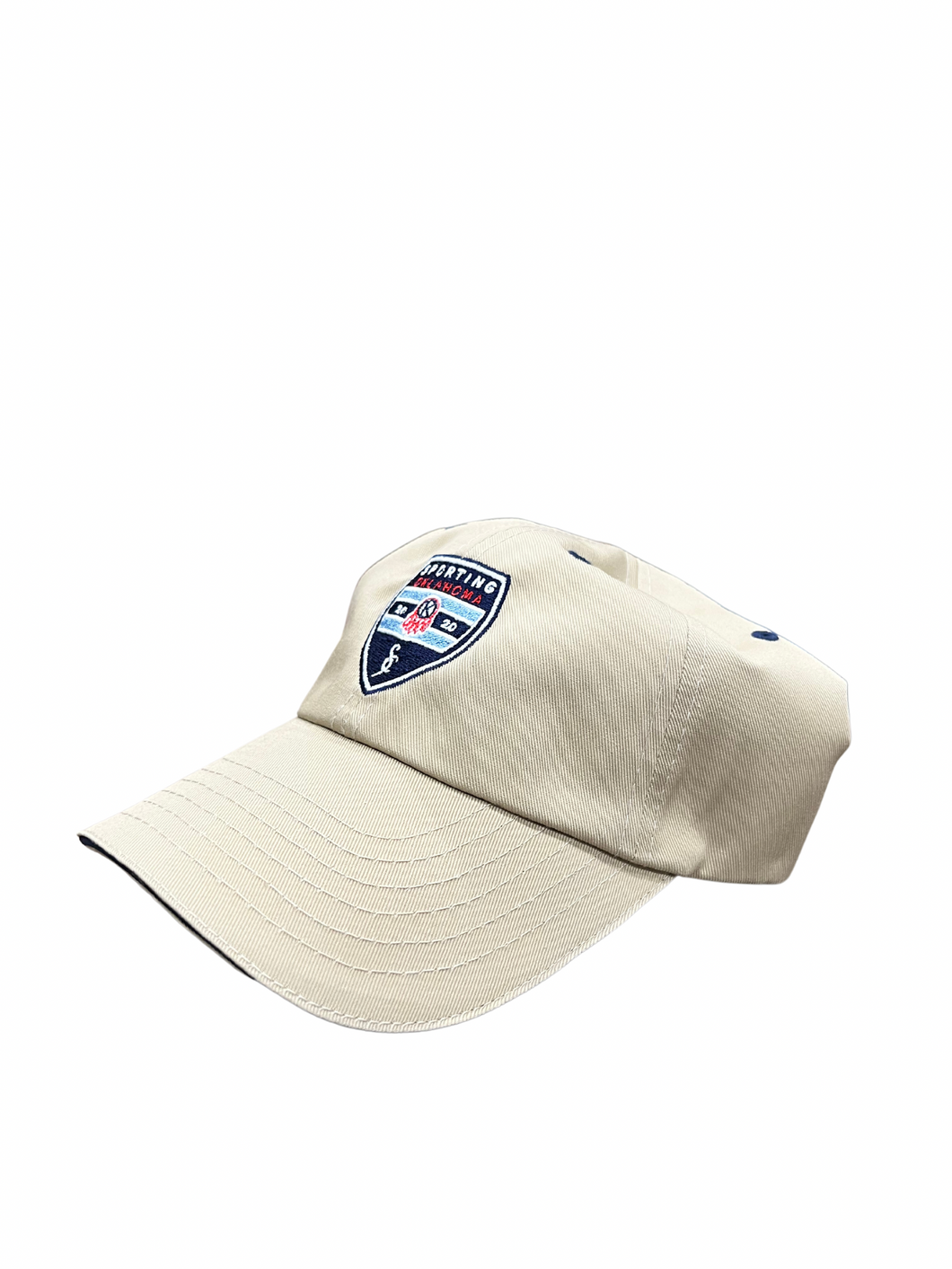 Sporting Oklahoma Embroidererd Tan Hat